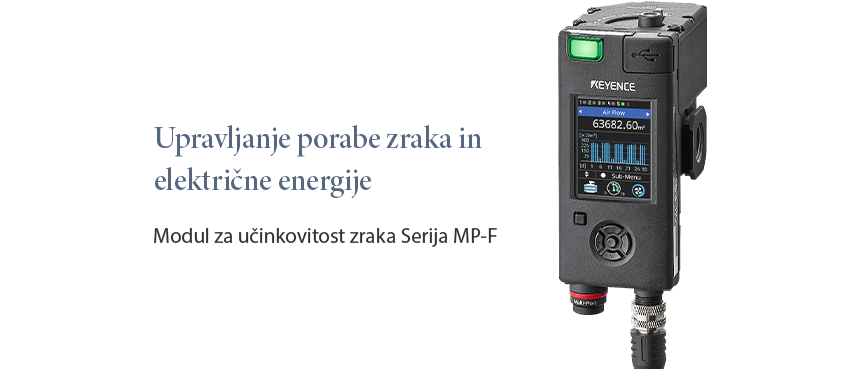 Upravljanje porabe zraka in električne energije / Modul za učinkovitost zraka Serija MP-F