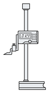 Problems in measurement using a height gauge