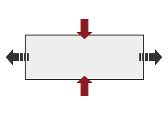 Longitudinal strain (tension)