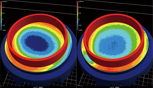 Advantage 2: Visually identify changes in strain.