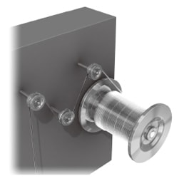 Disordered Optical Fibre Winding