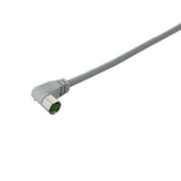 OP-87400 - Kabel s konektorem M8 tvaru L 2 m PUR