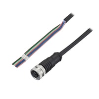 OP-88895 - Standardní splétaný kabel M12 Přímý 10 m PVC