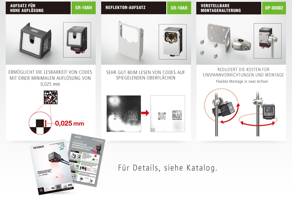 Für Details, siehe Katalog.