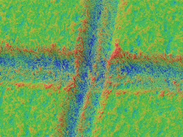 Ringbeleuchtung + Optischer Schatteneffekt-Modus und Farbkartenbild (150x)