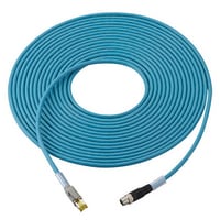 OP-88665 - Ethernet kábel (M12 X-kódolású, 8 tűs) NFPA79- kompatibilis 5 m