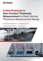 CL-3000 Series A New Proposal for Non-Contact Thickness Measurement to Meet Various Thickness Measurement Needs