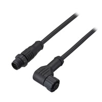 OP-88995 - FR Connection cable M12 female 8-pin-M12 male 5-pin Chemical resistant PVC 5 m