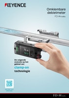 FD-H-reeks Omklembare debietmeter Catalogus