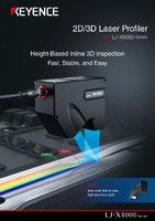 LJ-X8000-reeks 2D/3D Laser Profiler Catalogus