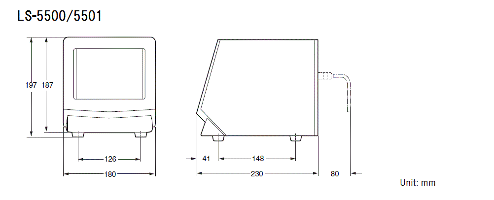 LS-5500 Dimension