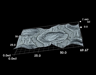 Pomiar kształtu 3D opakowania z tworzywa sztucznego