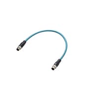 OP-88451 - M12 męskie M12 męskie Kabel Ethernet 0,3 m