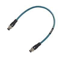 OP-88791 - M12, kod D, męskie / M12, kod D, męskie Kabel ethernet 10 m