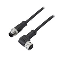 OP-88903 - Standardowy kabel przedłużający M12 kątowe - M12 proste 10 m PCW